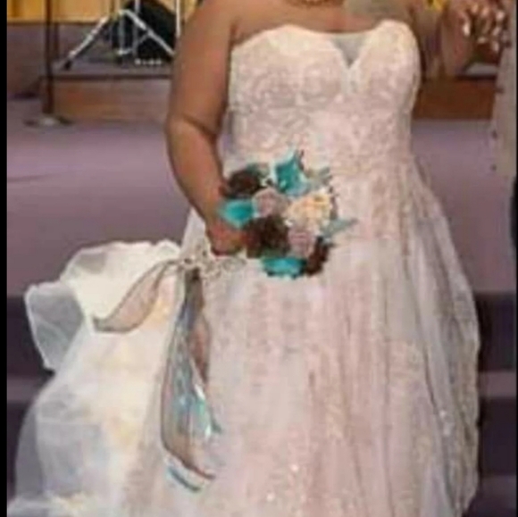 Dresses & Skirts - A David's Bridal Exclusive Wedding Dress A-Line Oleg Cassini